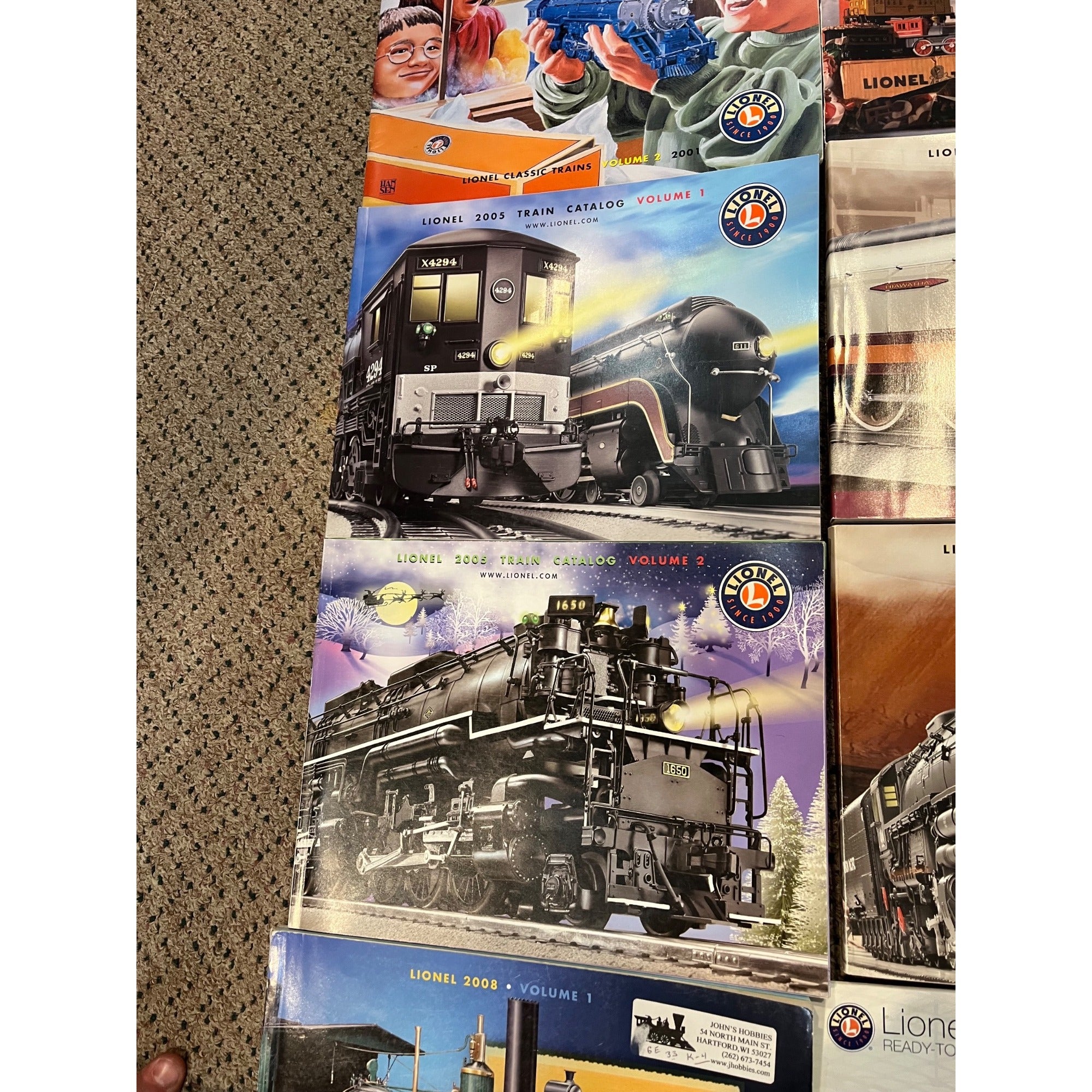 Vintage Lionel Classic Model Trains Advertising Catalogs 2001-2011 + 2018, 2019