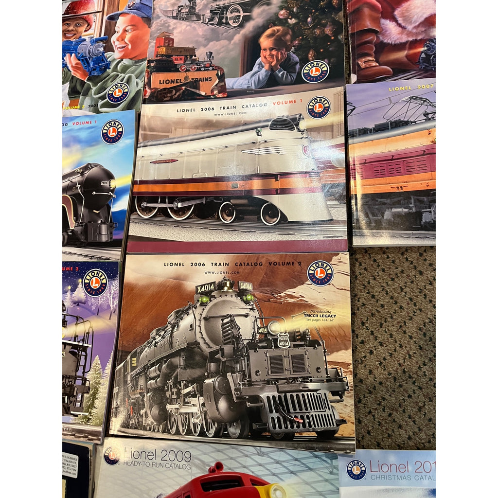 Vintage Lionel Classic Model Trains Advertising Catalogs 2001-2011 + 2018, 2019