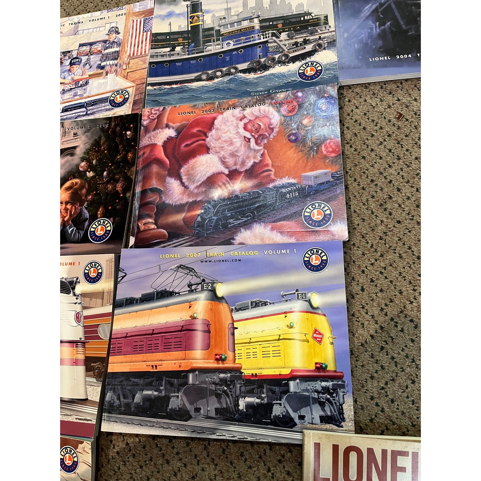 Vintage Lionel Classic Model Trains Advertising Catalogs 2001-2011 + 2018, 2019