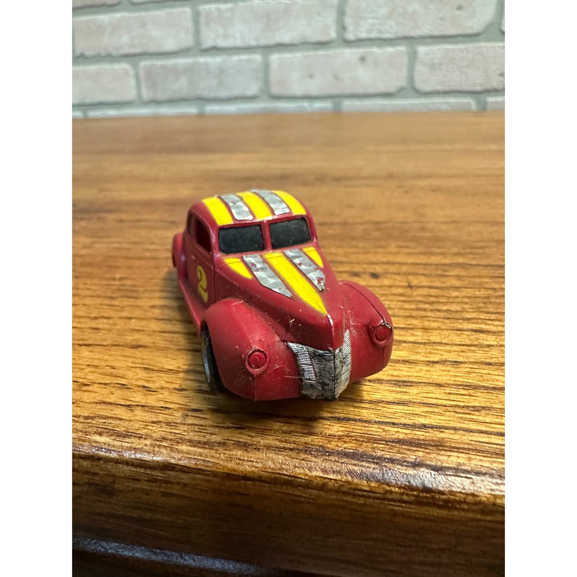 VINTAGE TYCO PRO 40 FORD COUPE RED # 2 HO SLOT CAR