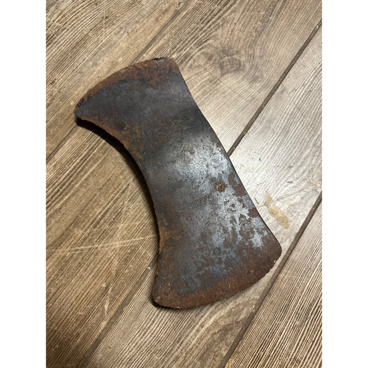 Vintage Double Bit Axe Head 3lb 8oz Unbranded 5" Long Edges - Poor