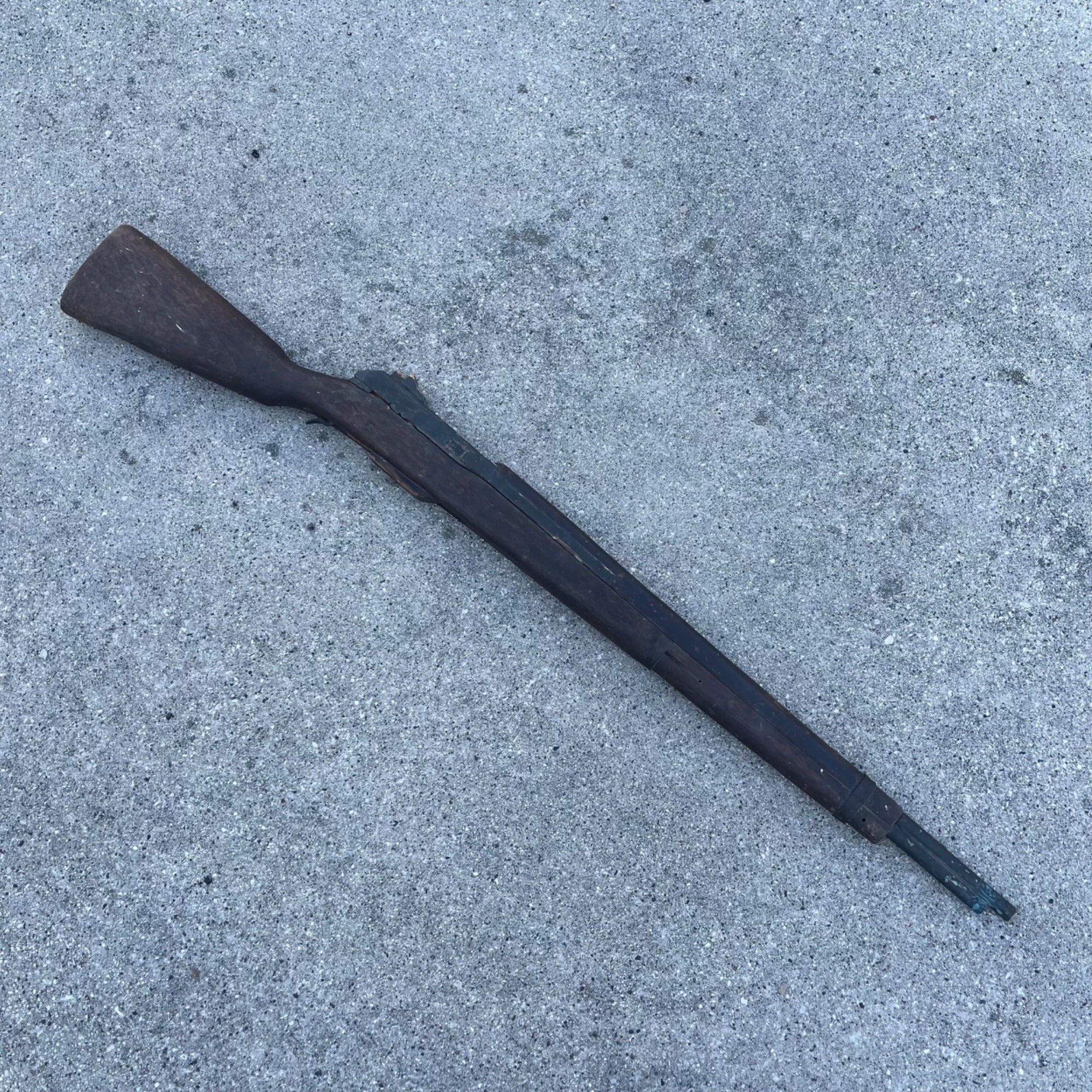 Vintage M1 Grand Wooden Toy Gun Childs Amry Training Rifle