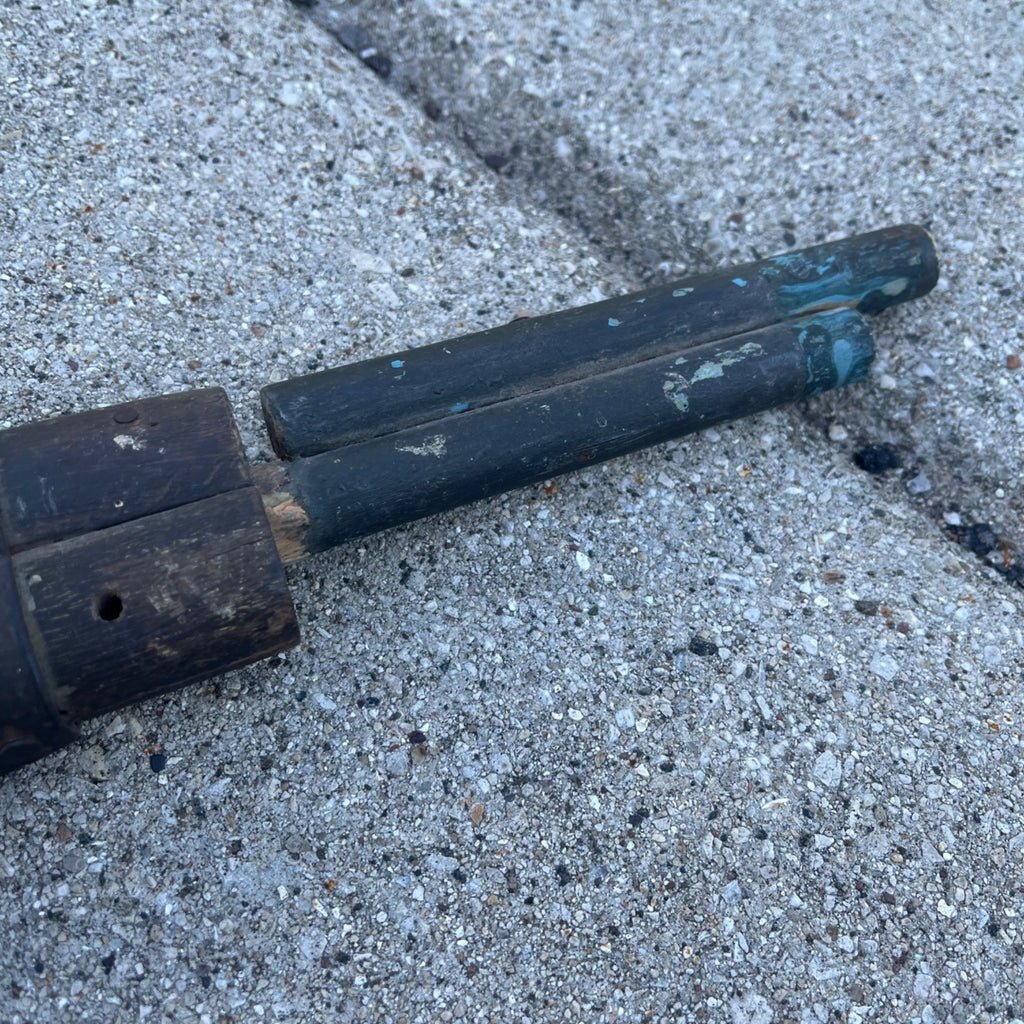 Vintage M1 Grand Wooden Toy Gun Childs Amry Training Rifle
