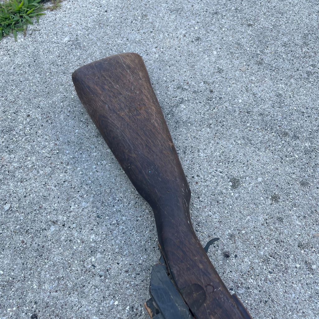 Vintage M1 Grand Wooden Toy Gun Childs Amry Training Rifle