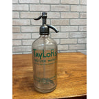 Vintage Taylor's Seltzer Water 7Up Bottling Co. Glass Bottle St. Louis MO