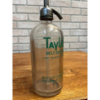 Vintage Taylor's Seltzer Water 7Up Bottling Co. Glass Bottle St. Louis MO