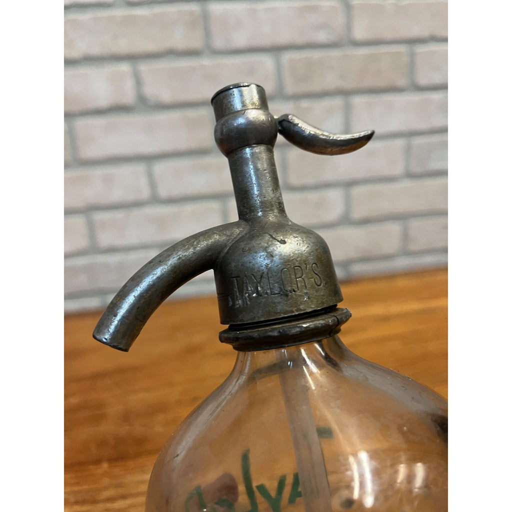 Vintage Taylor's Seltzer Water 7Up Bottling Co. Glass Bottle St. Louis MO