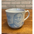Victorian Humorous Mug German Satire Transferware Porcelain Large Tea Coffee Cup