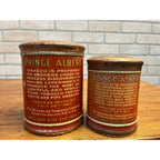 Vintage Prince Albert Crimp Cut Tobacco Round Tin (Empty) Pair Lot (2)