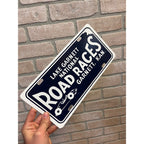 Vintage Lake Garnett License Plate Sign Plastic Drag Road Racing Hot Rod