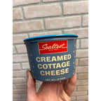Vintage Sealtest Whipped-Creamed Cottage Cheese Wax Container Pineapple