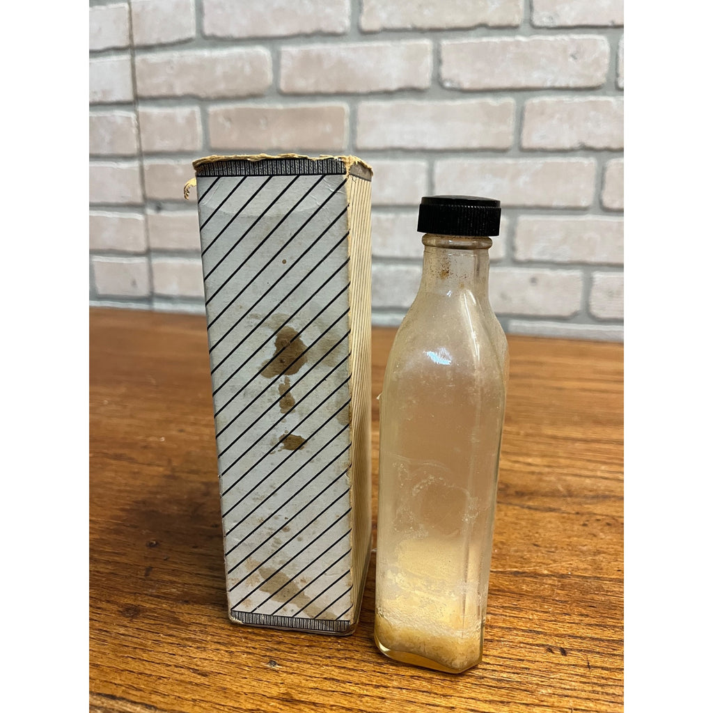 Antique 1920s Floreston Shampoo Barber Bottle Hiscox Chemical Patchogue NY