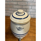 Antique Vintage Robinson Ransbottom Stoneware Water Cooler 2 Gallon