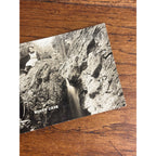 Vintage Maquoketa, Iowa RPPC Real Photo Postcard "BURTS CAVE" 1911 IA