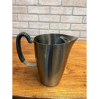 Vintage 1960s MCM Swedish Stainless Gense Mid-Century Modern Pitcher Ice Lip