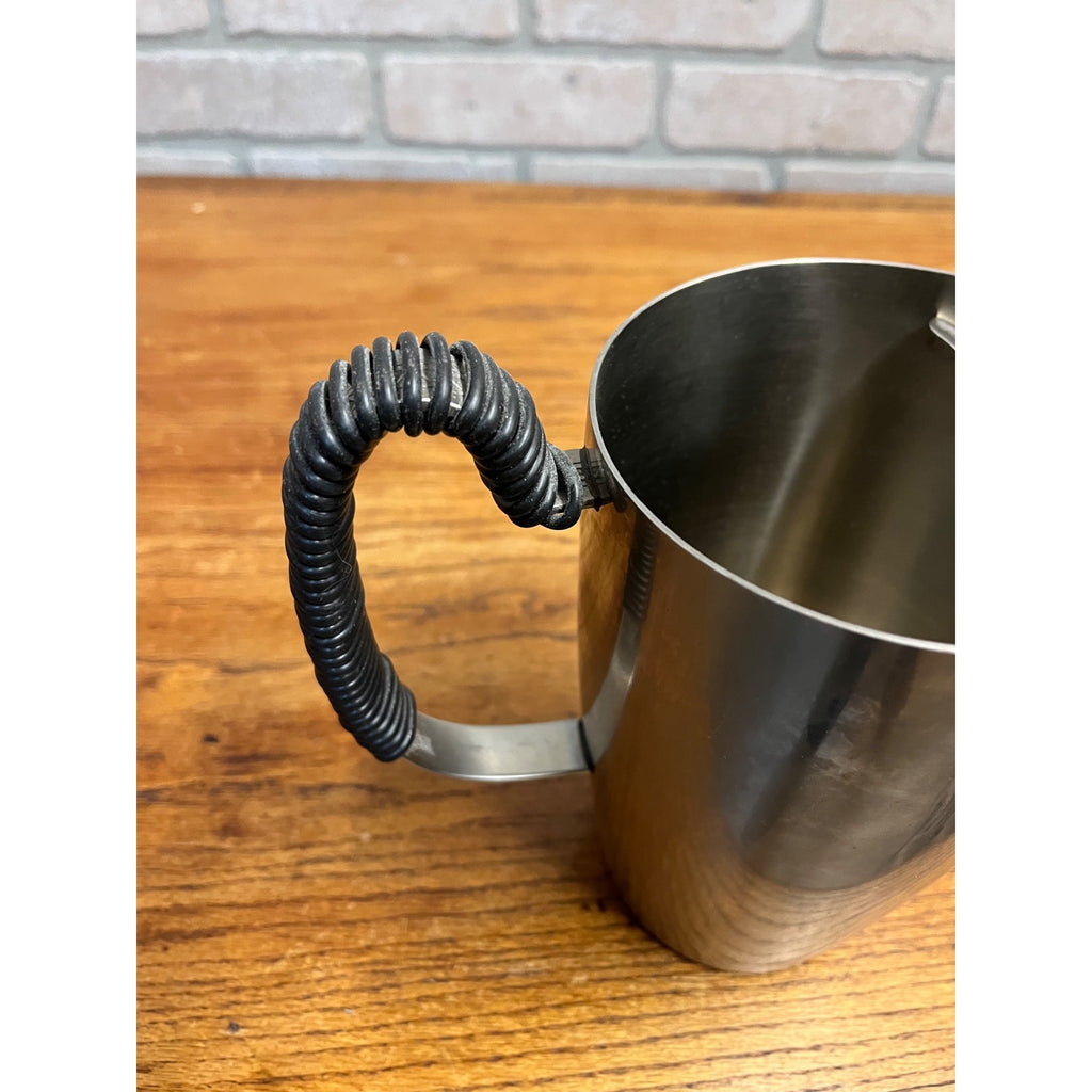 Vintage 1960s MCM Swedish Stainless Gense Mid-Century Modern Pitcher Ice Lip