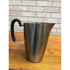 Vintage 1960s MCM Swedish Stainless Gense Mid-Century Modern Pitcher Ice Lip