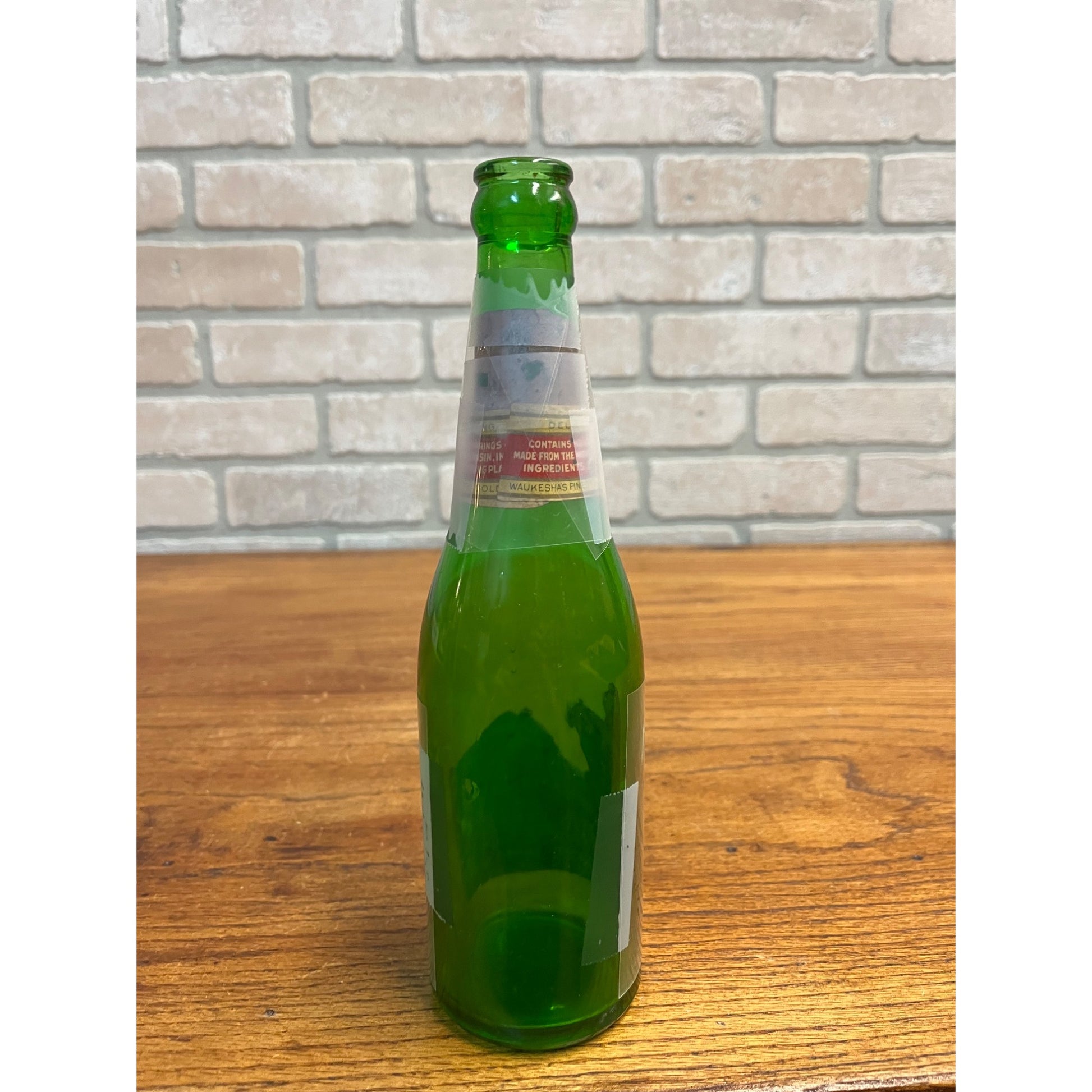 Prohibition Era Blatz Waukesha Ginger Ale Soda Bottle Label Milwaukee, Wis 12oz