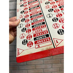 Vintage Vascoloy Ramet Fraction Decimal Advertising Tin Sign Waukegan IL