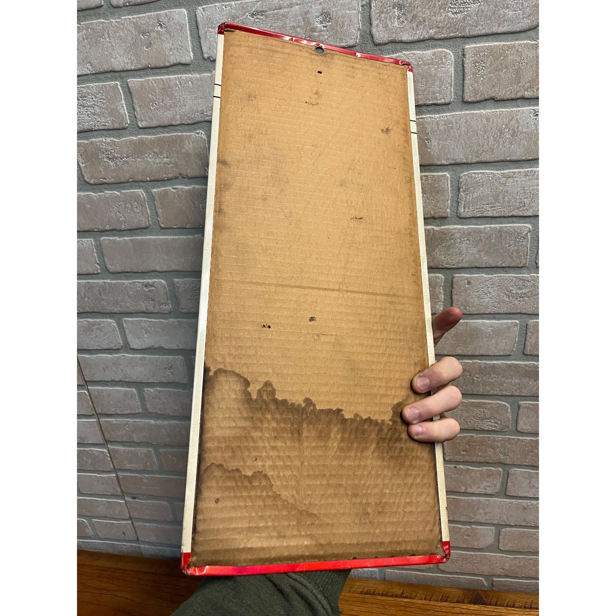 Vintage Vascoloy Ramet Fraction Decimal Advertising Tin Sign Waukegan IL