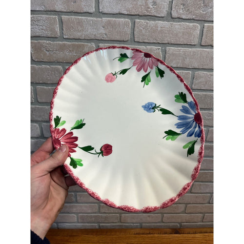 Vintage Blue Ridge Southern Potteries "Mardi Gras" Oval Serving Platter 13" x10"