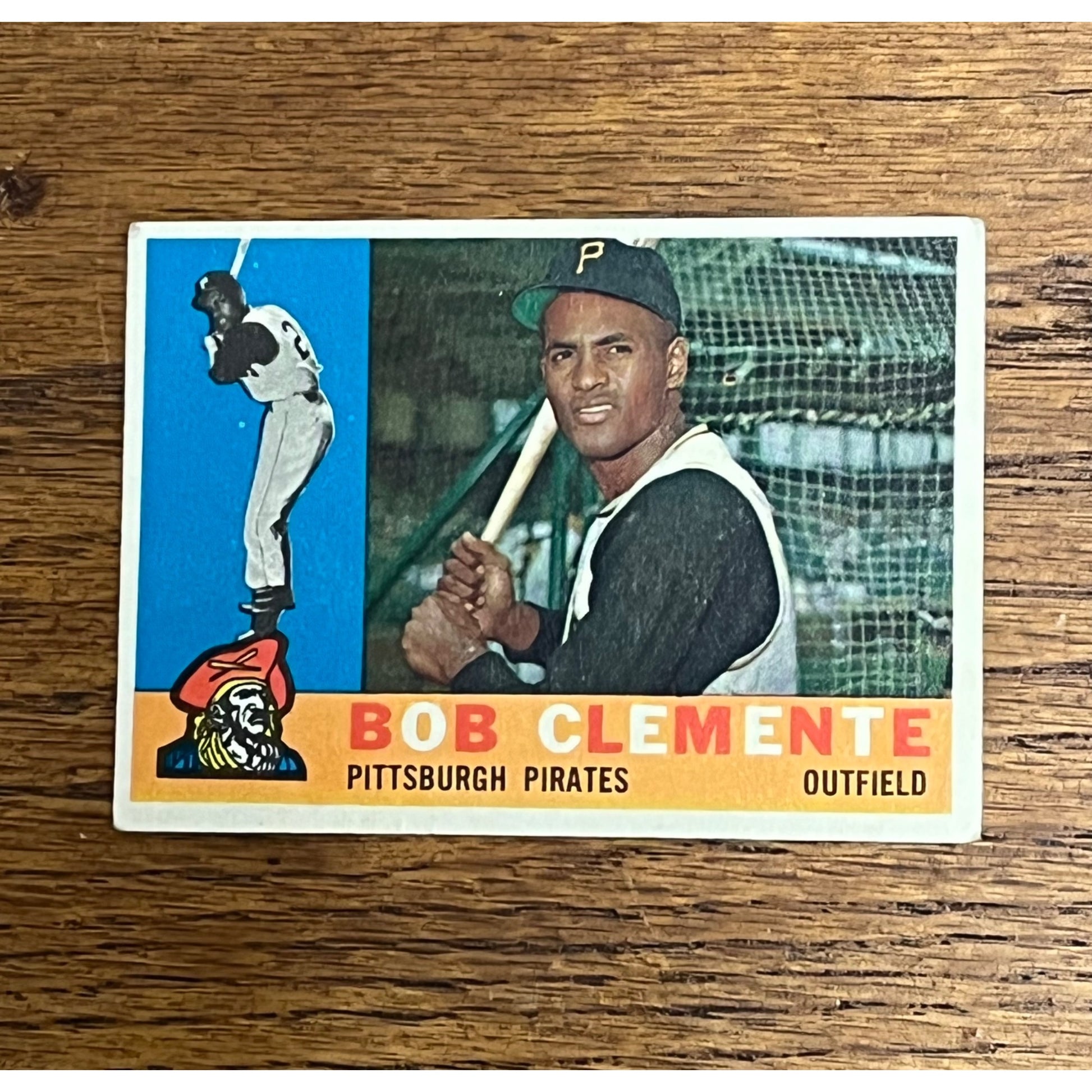 1960 Topps Baseball Roberto Celmente Pittsburgh Pirates #326 - VG