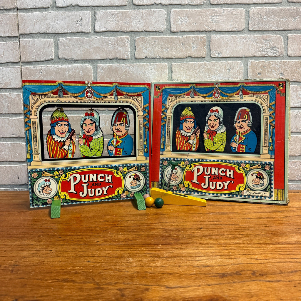 RARE Vintage 1930 Punch and Judy Parker Brothers Board Shooting Target Game