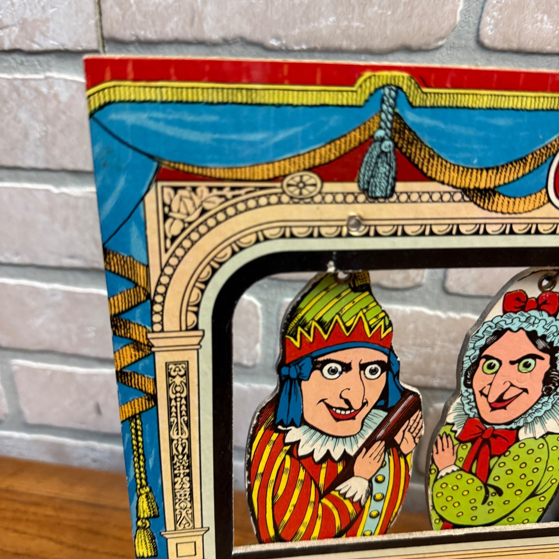 RARE Vintage 1930 Punch and Judy Parker Brothers Board Shooting Target Game