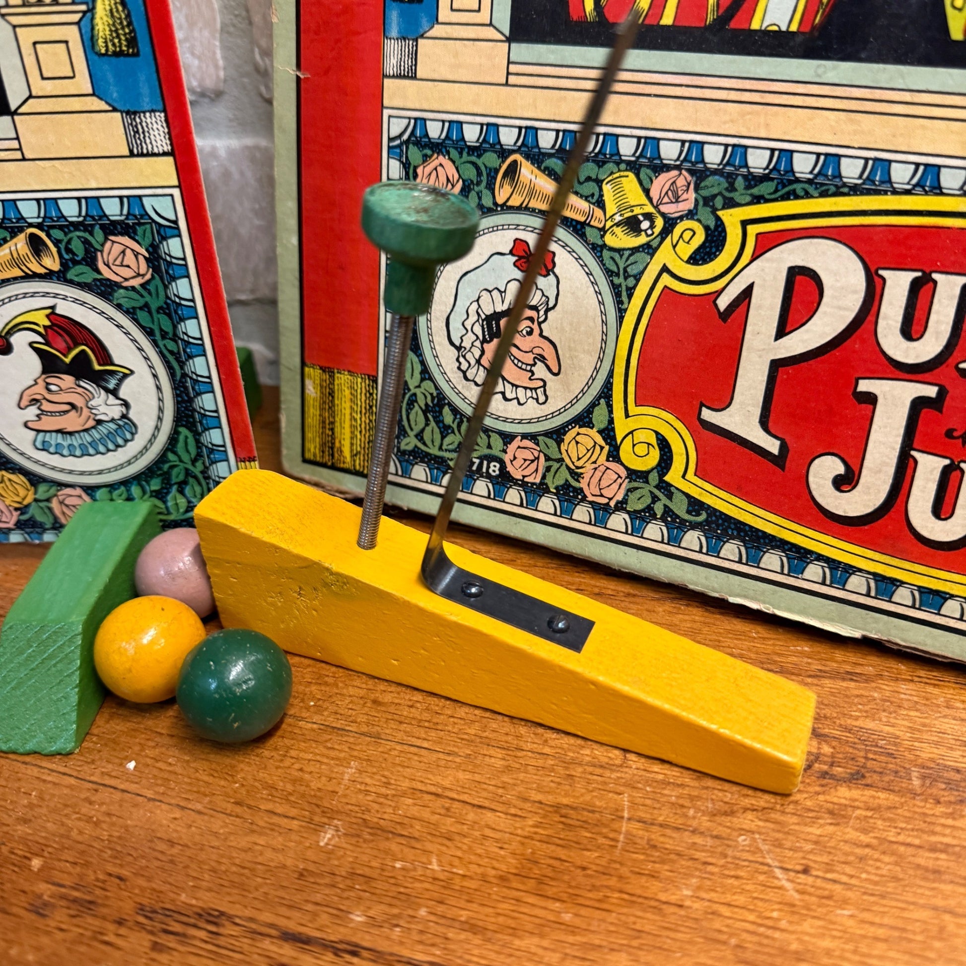 RARE Vintage 1930 Punch and Judy Parker Brothers Board Shooting Target Game