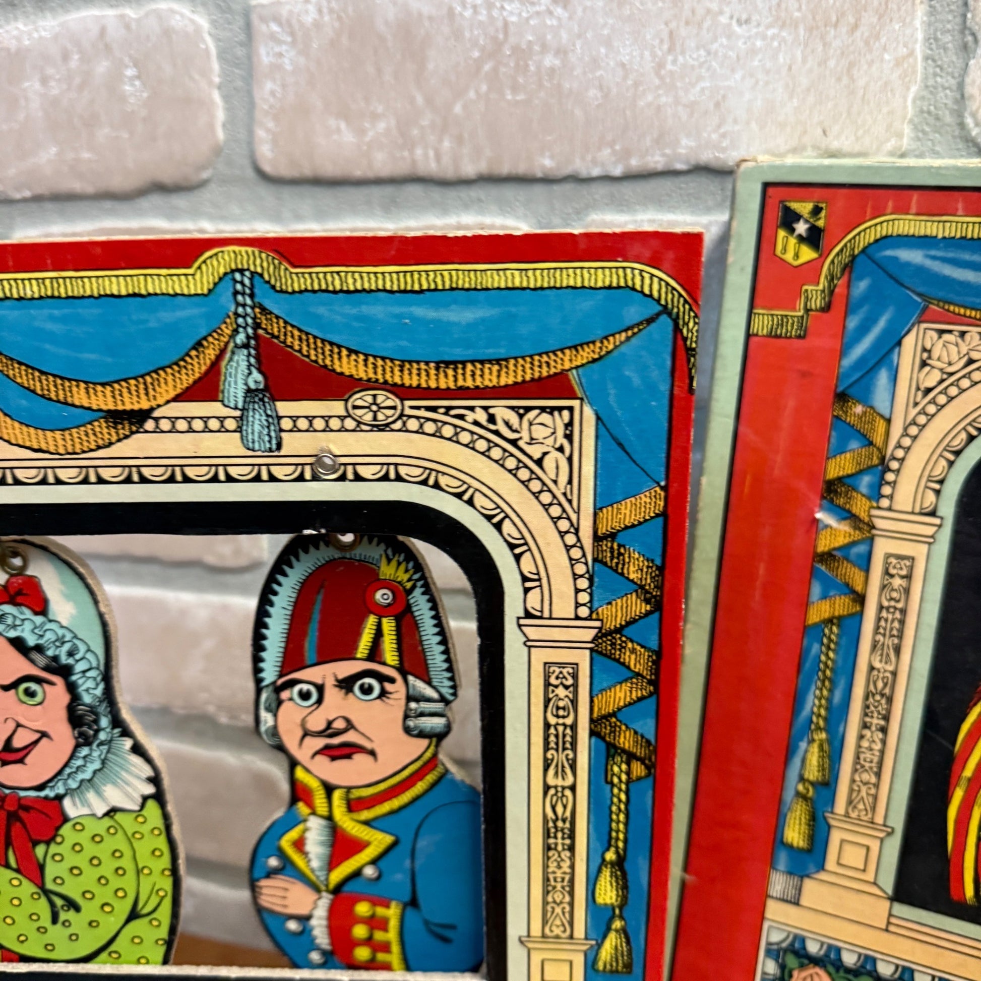 RARE Vintage 1930 Punch and Judy Parker Brothers Board Shooting Target Game