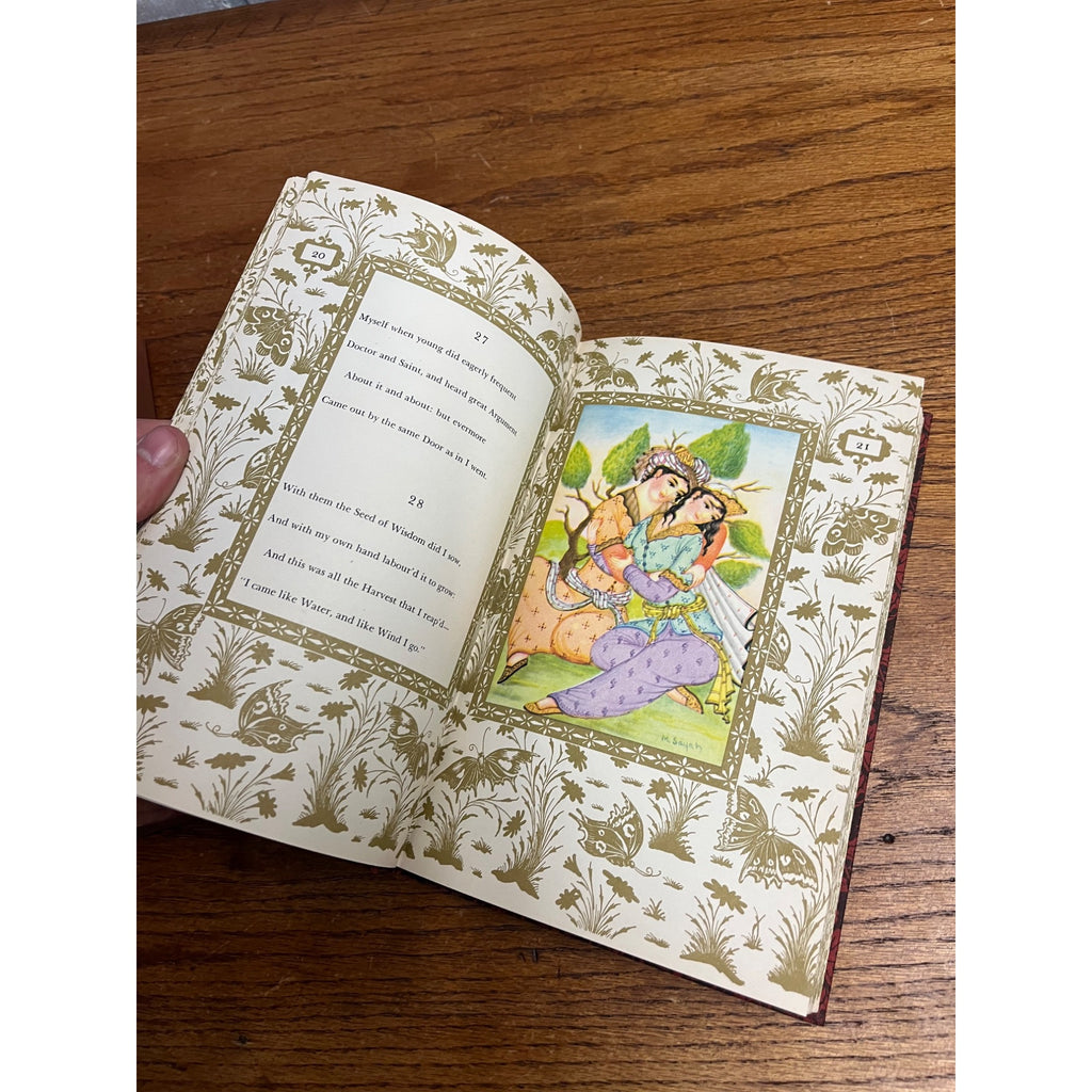 Rubaiyat of Omar Khayyam 1947 Hardcover Book with Bookbox