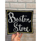 Vintage Boston Department Store Jumbo Shirt Patch Advertising Promo 9" x 8"