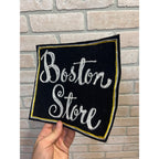 Vintage Boston Department Store Jumbo Shirt Patch Advertising Promo 9" x 8"