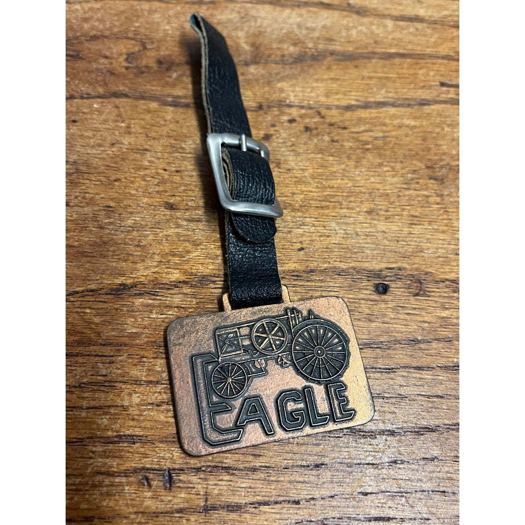 Vintage Eagle Mfg Company Appleton Wis Farm Tractor Advertising Watch Fob