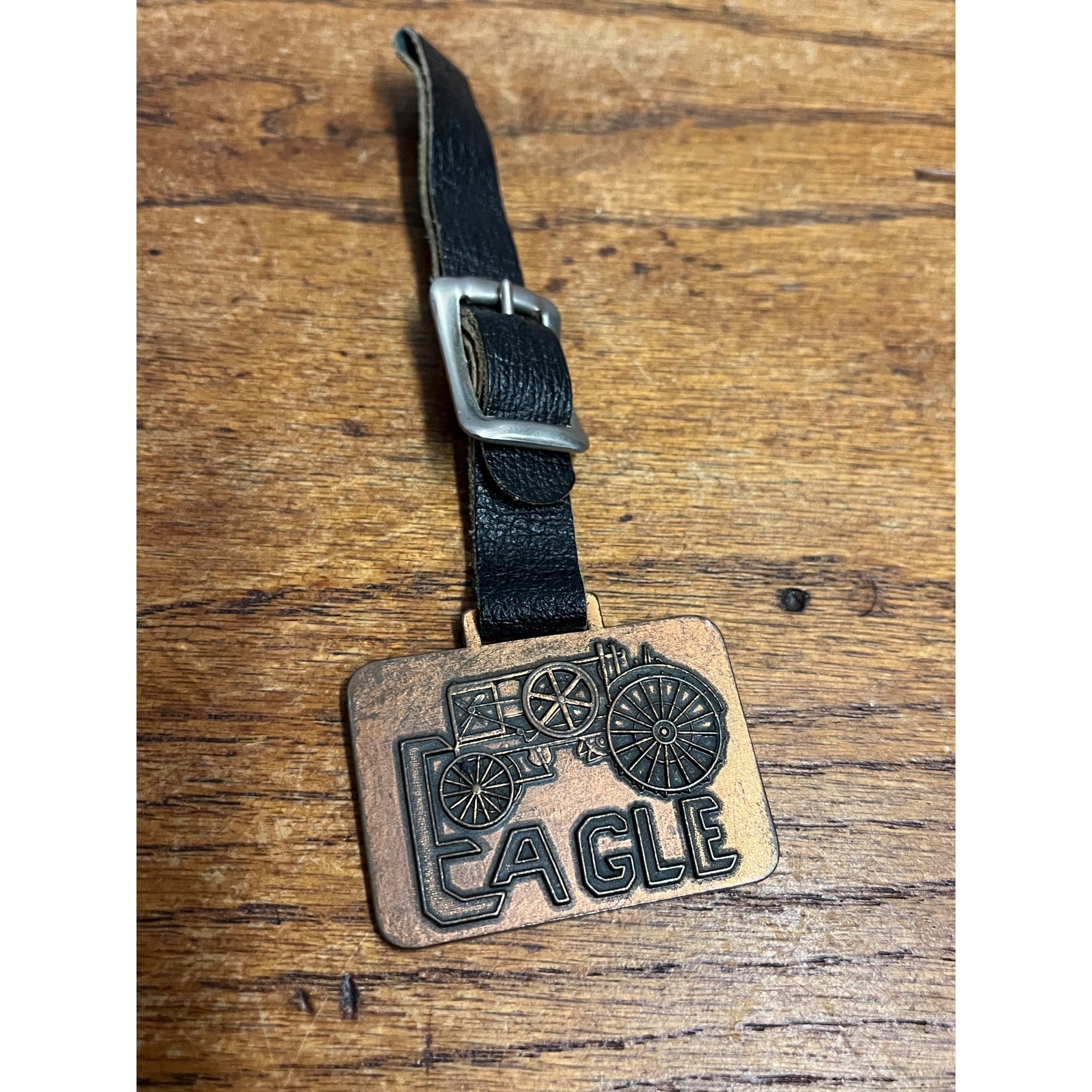 Vintage Eagle Mfg Company Appleton Wis Farm Tractor Advertising Watch Fob