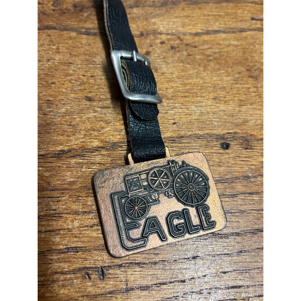 Vintage Eagle Mfg Company Appleton Wis Farm Tractor Advertising Watch Fob