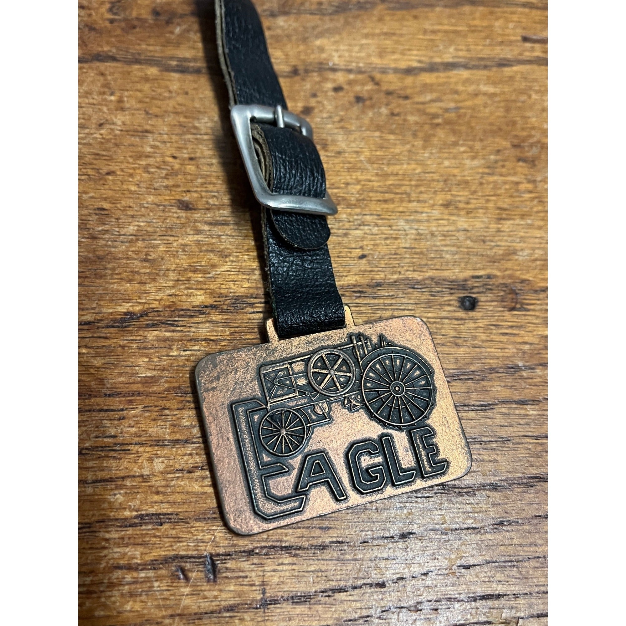 Vintage Eagle Mfg Company Appleton Wis Farm Tractor Advertising Watch Fob