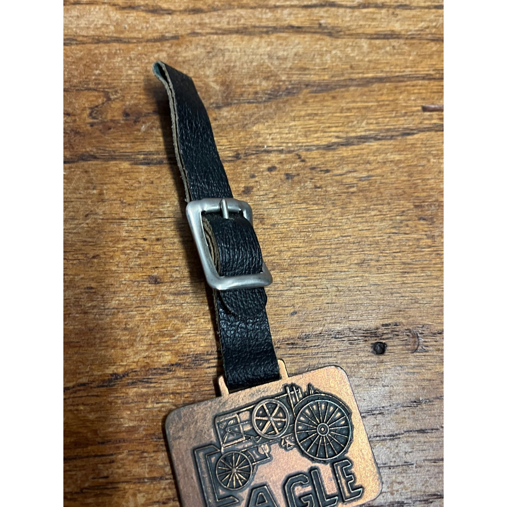 Vintage Eagle Mfg Company Appleton Wis Farm Tractor Advertising Watch Fob