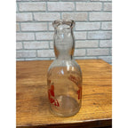 Vintage Verifine "Wisconsin's Favorite" Rounded Milk Bottle "Yes, Sir! It's Good for Grown-Ups Too" Slogan Sheboygan, Wisconsin One Quart