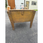 Antique Primitive 19th c. Bread Dough Trough Bin Table Farmhouse