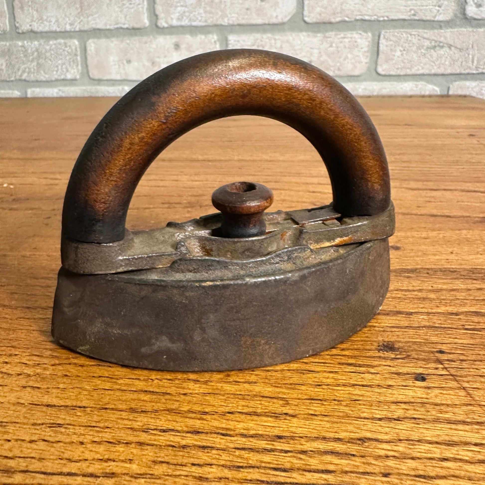 Vintage Small Child's Sad Laundry Room Iron Primitive Country Decor