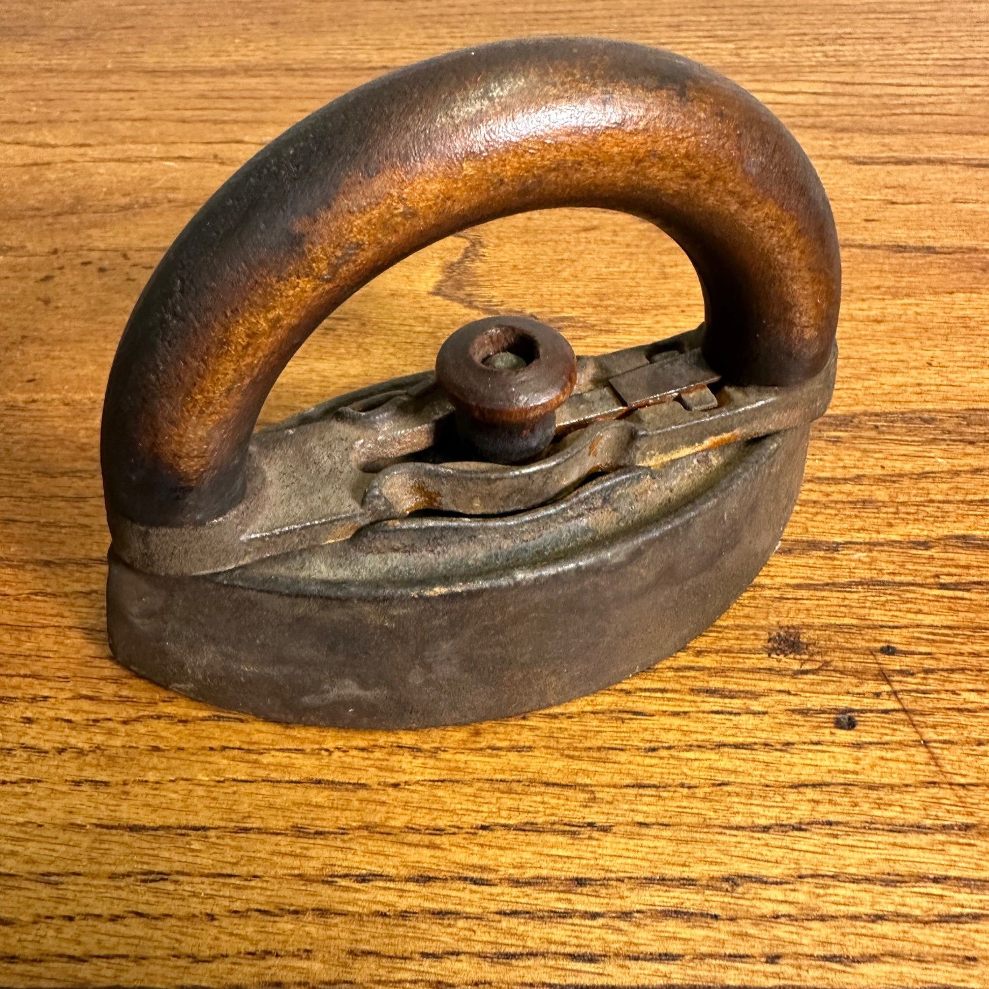 Vintage Small Child's Sad Laundry Room Iron Primitive Country Decor