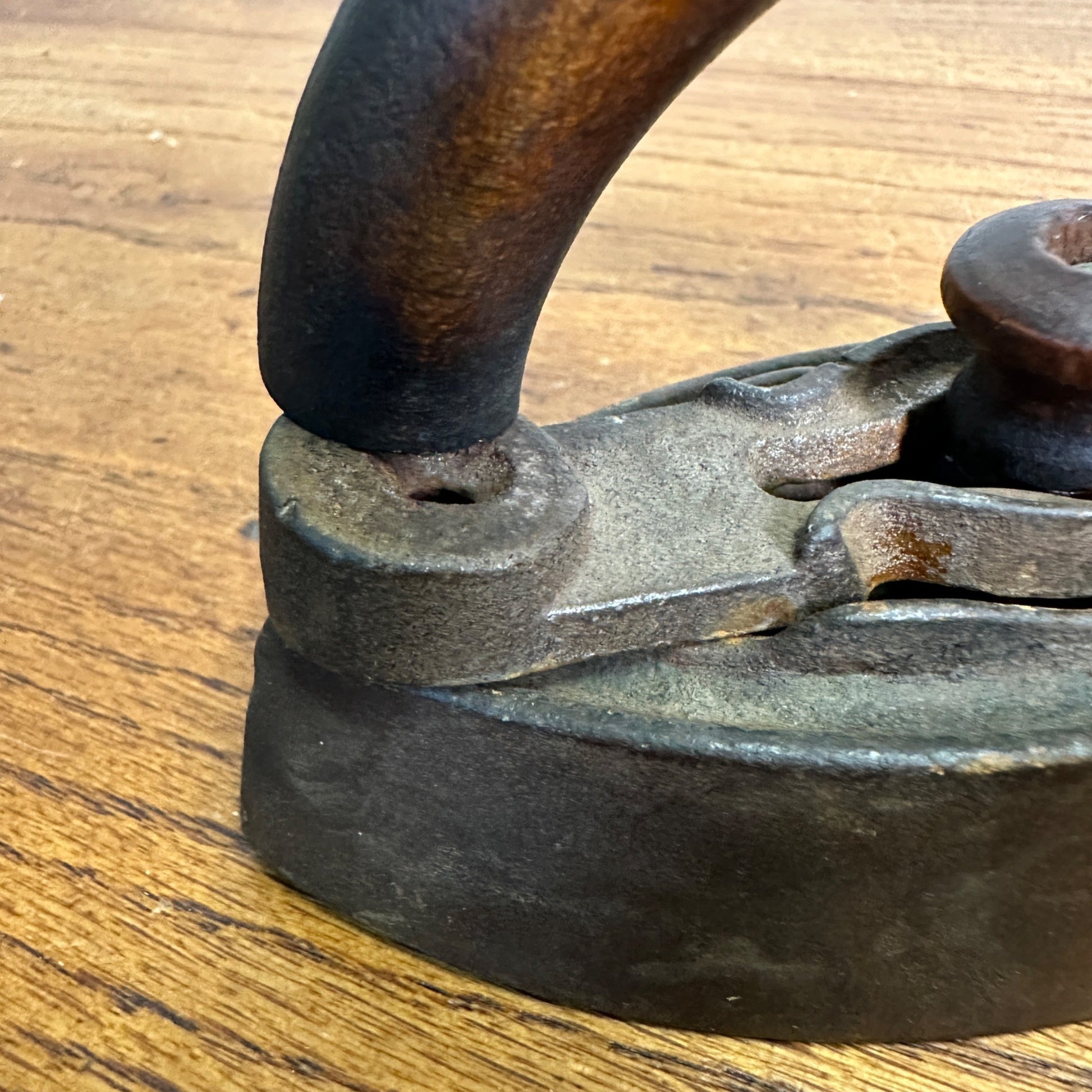 Vintage Small Child's Sad Laundry Room Iron Primitive Country Decor