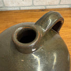 Antique Stoneware Shoulder Smooth Common Jug Moonshine Brown Gray Glazed