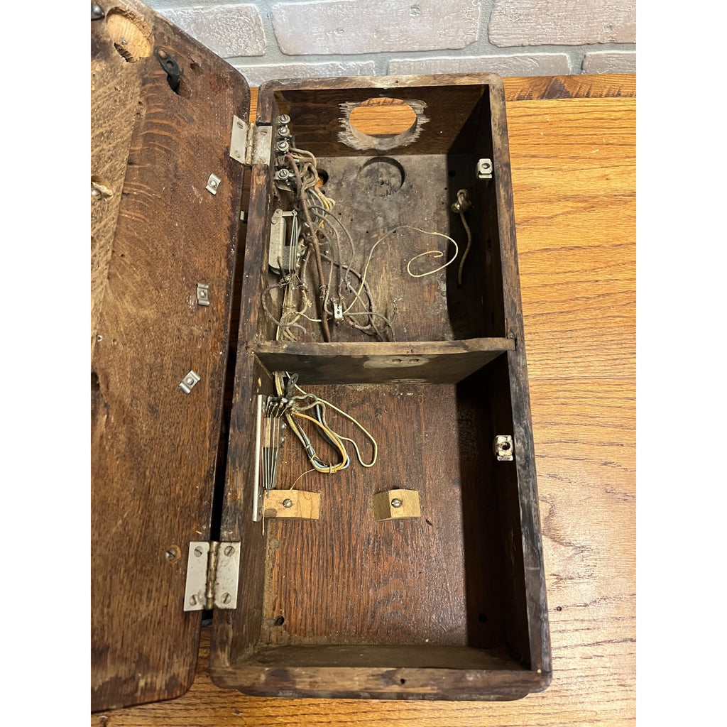 Antique Kellogg Wall Mounted Crank Telephone