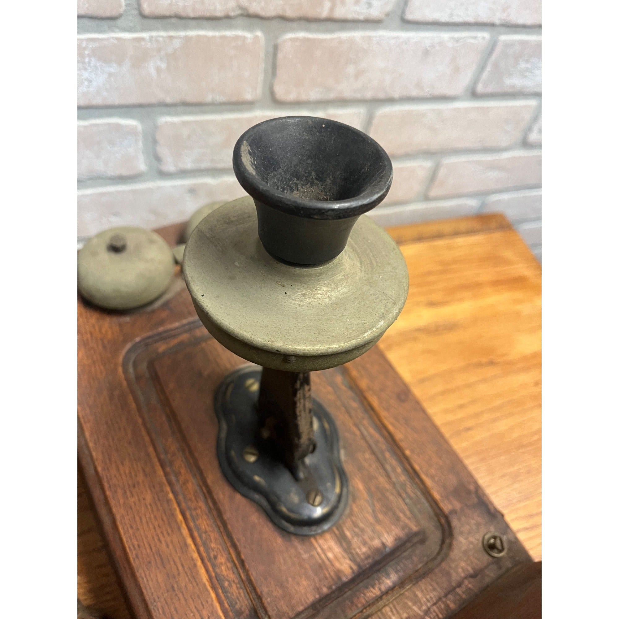 Antique Kellogg Wall Mounted Crank Telephone