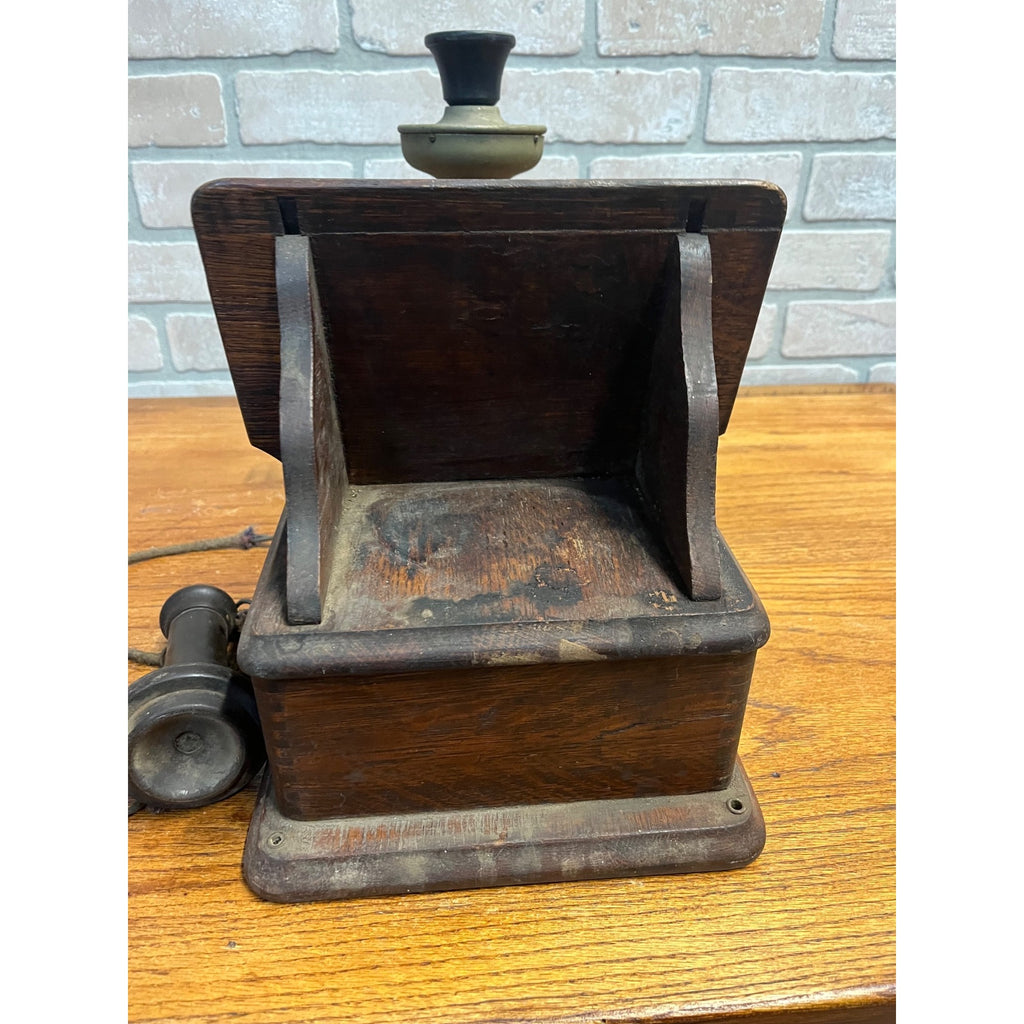 Antique Kellogg Wall Mounted Crank Telephone