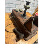 Antique Kellogg Wall Mounted Crank Telephone
