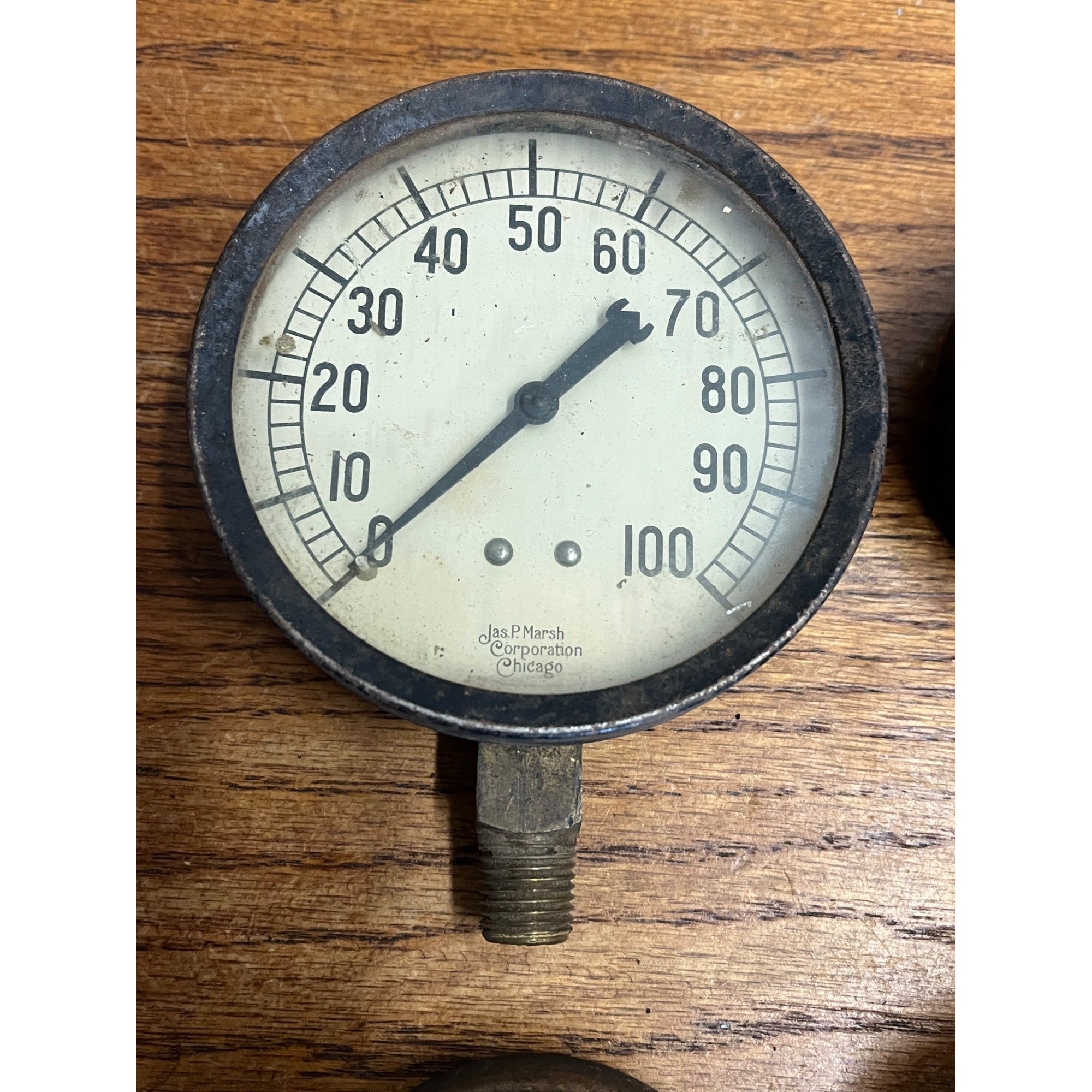 Antique Steampunk Pressure Gauge Lot Tagliabue, Jas P. Marsh, Tycos Live Steam +