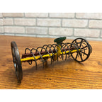 Antique Arcade Cast Iron Dump Hay Rake #703 Farm Implement Original Paint